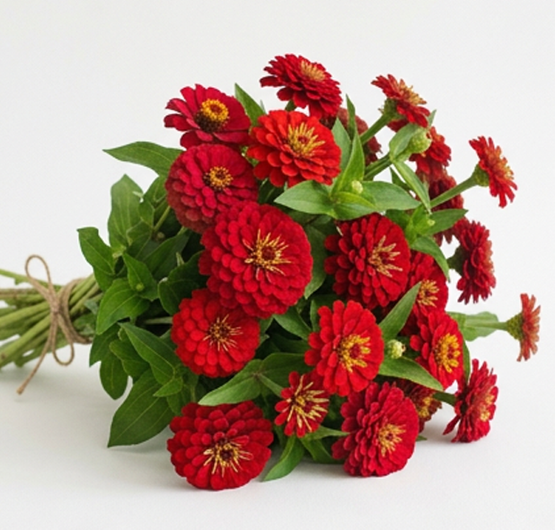 Zinnia – Cherry Queen - 100 seeds