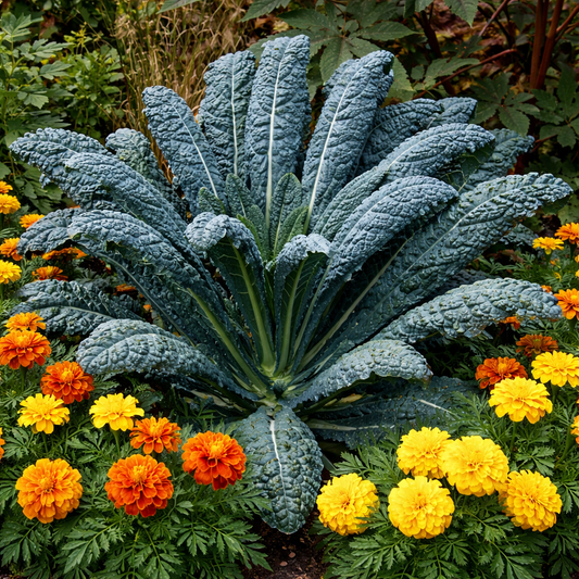 Lacinato Kale - Black Tuscan (Dinosaur Kale) - 100 seeds
