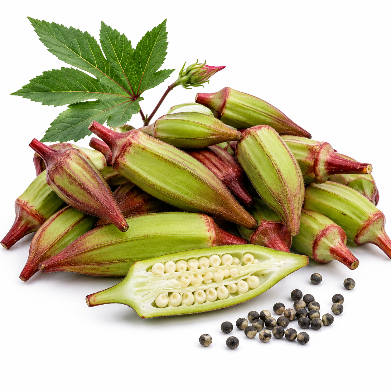 Okra Alabama Red- 30 Seeds