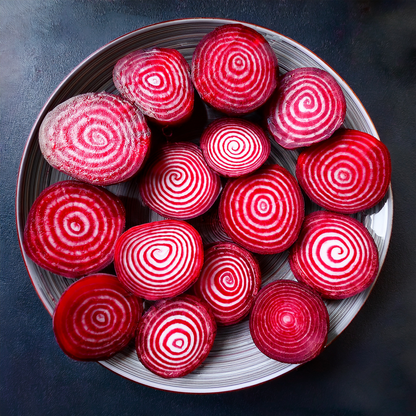 Organic Beet 'Chioggia' – 30 Seeds