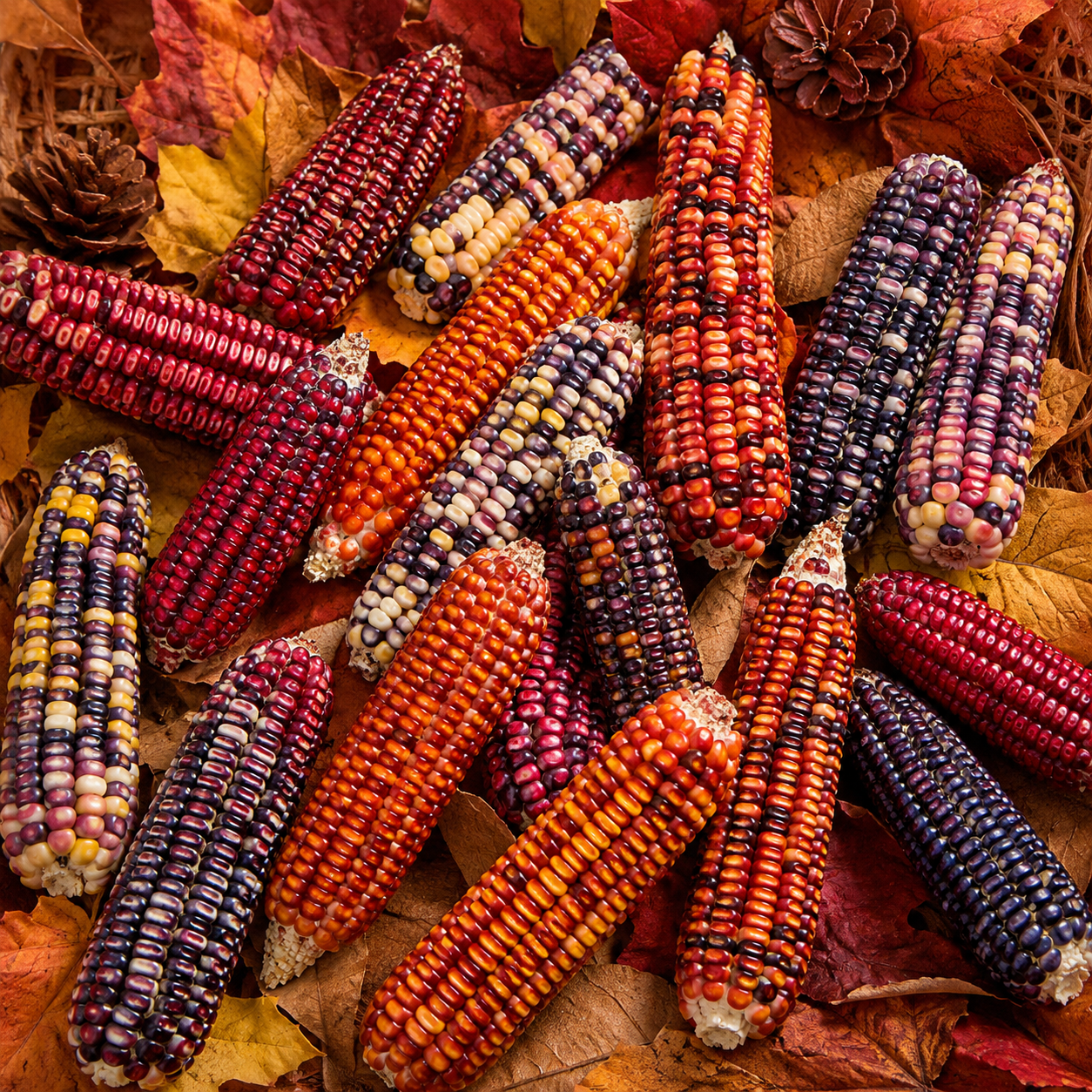 Organic Painted Mountains Corn-20 seeds-Non-GMO, Heirloom