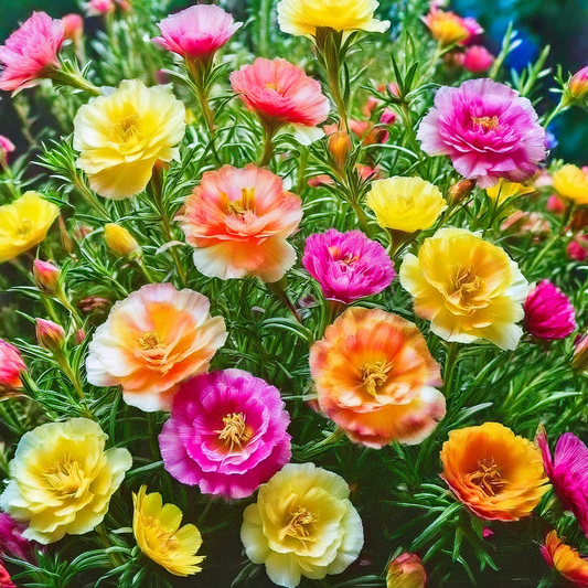 Portulaca -Moss Rose - 100 seeds