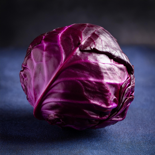 Organic Red Acre Cabbage Non-GMO, Heirloom 100 seeds