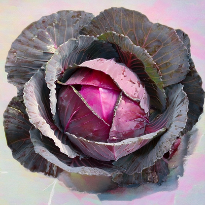 Organic Cabbage 'Red Express' – 100 Seeds