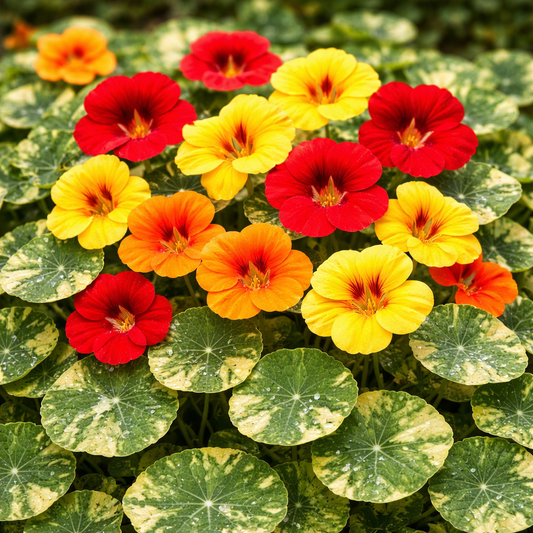 Nasturtium- Alaska- 20 seeds