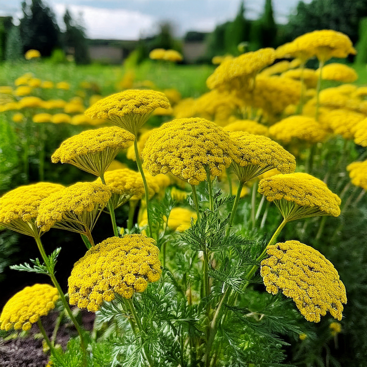 Yarrow- Golden- 100+ seeds